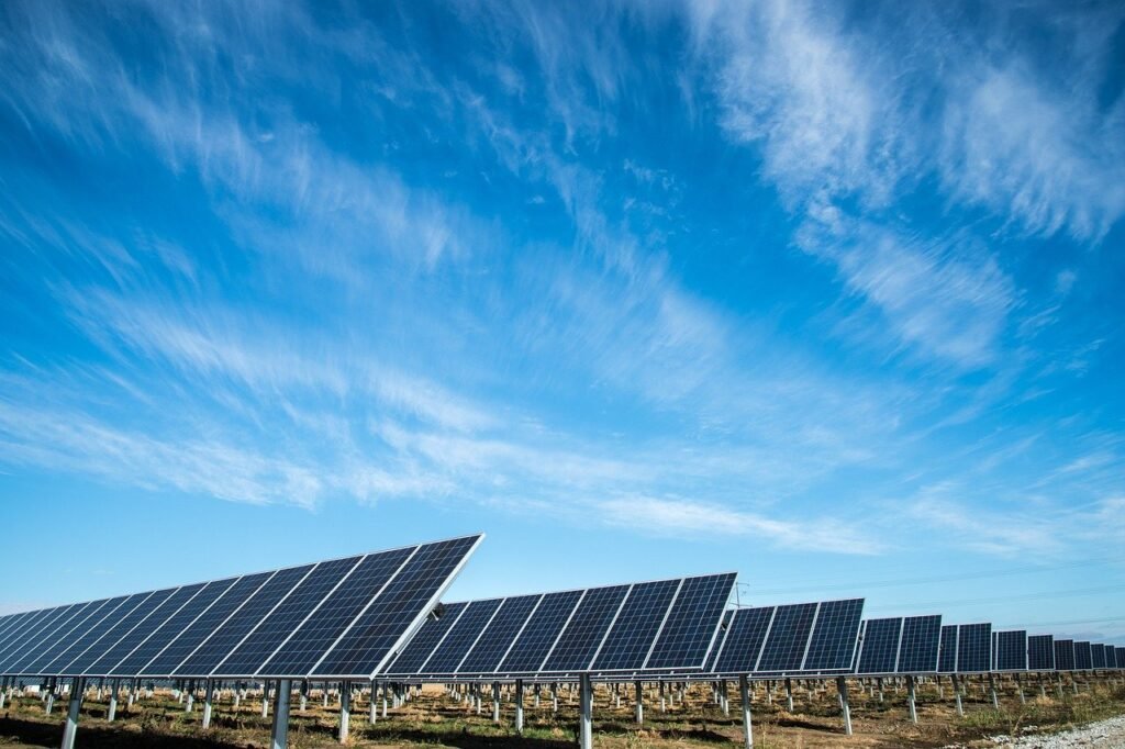 solar panels, outdoor, nature, grass, sky, cloud, power, solar panels, solar panels, solar panels, solar panels, solar panels